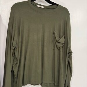 Zenana Outfitters Olive Green Blouse